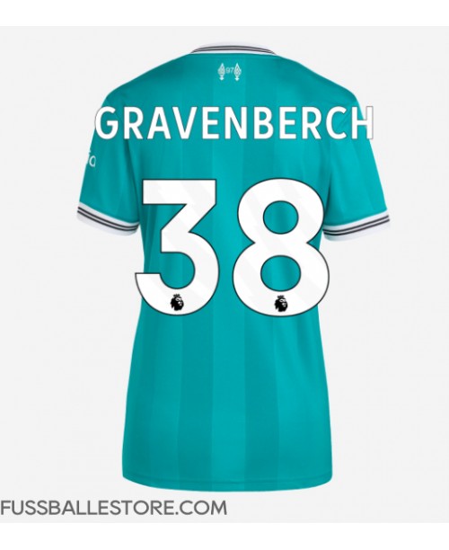 Günstige Liverpool Ryan Gravenberch #38 3rd trikot Damen 2025-26 Kurzarm Günstige Liverpool Ryan Gravenberch #38 3rd trikot Damen 2025-26 Kurzarm